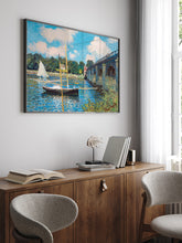 Monet The Bridge at Argenteuil - Art Print